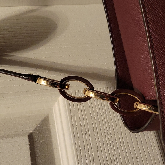 Michael Kors Burgandy Purse - Picture 3 of 8